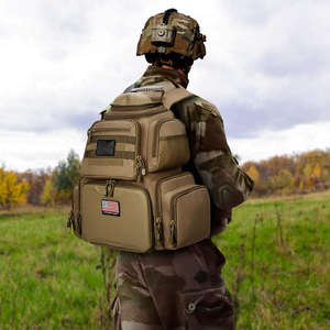 Mochila de rango táctico para entrenamiento Mochila de rango táctico impermeable para exteriores con múltiples compartimentos - Product Image 2