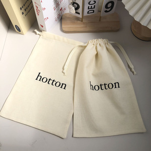 Custom Logo Printed Cotton <b>Dust</b> <b>Bag</b> for Luxury Handbag Reusable Organic Drawstring Pantyhose Storage Packing <b>Dust</b> Muslin Pouch - Product Image 5