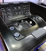 Top relaxant 4-6 personnes 2 sièges couchés SPA bain à remous grand espace système Balboa/Gecko