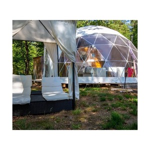 Dôme <span class=keywords><strong>de</strong></span> glamping <span class=keywords><strong>de</strong></span> 7 m <span class=keywords><strong>de</strong></span> diamètre pour hôtel-resort, fabrication directe en <span class=keywords><strong>France</strong></span> - Product Image 1