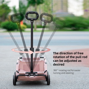 नए प्रकार के पालतू आउटडोर यात्रा रोलर बड़े भंडारण टोकरी पालतू कुत्ते बिल्ली वाहक कार ले जाने के लिए आसान - Product Image 5