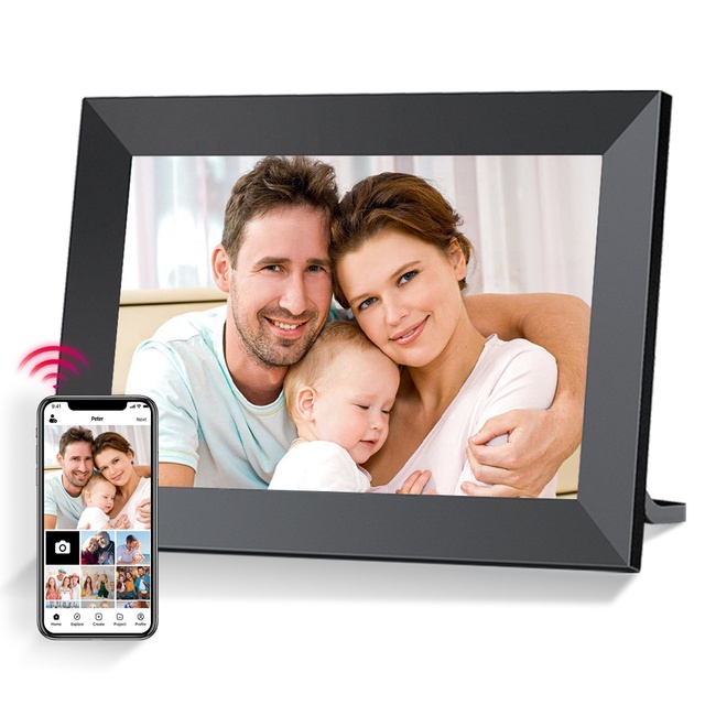 Hot Selling Factory Supply 10.1inch Cloud Photo Frame Digital Photo Frame LCD Touch Screen Wifi Picture Frame