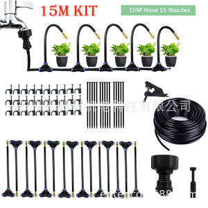 Kit d'irrigation goutte à goutte DIY10 20, système d'arrosage automatique 6 mm, ensemble de tuyaux de jardin, installation facile, utilisation en extérieur - Product Image 3