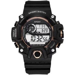 Montre Sport pour Homme Anti-Choc Grande Aiguille Numérique Étanche Style <span class=keywords><strong>G</strong></span> Relógio Masculino Esportivo - Product Image 5