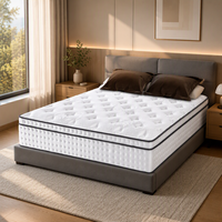 Matelas hybride à ressorts compressible et enroulable
