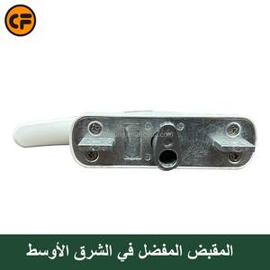White Middle East Special Transmission <strong>Handle</strong> Manufacture Sliding <strong>Handles</strong> High Grade Aluminum Casement <strong>Windows</strong> <strong>Lock</strong> <strong>Handle</strong> - Product Image 2