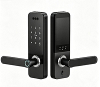 Cerradura de Puerta Inteligente Sin Llave Sinovo, Cerradura Digital con Manija y Cámara, Cerradura Inteligente con Huella Dactilar de Tamaño Pequeño con Cámara