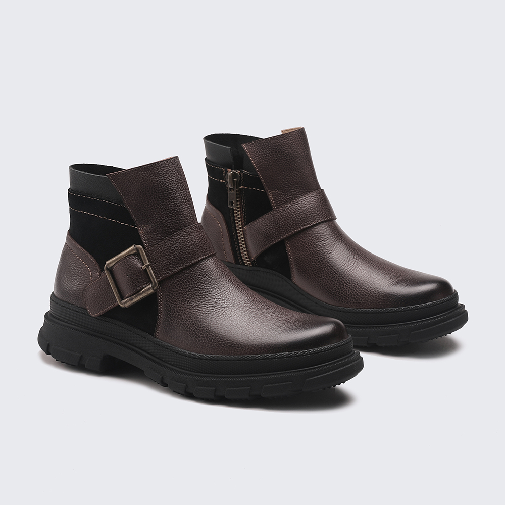 Botas altas rojas de ejército para hombre, botas coreanas con cremallera para  hombre, botas de invierno de nieve Rojas británicas para hombre, botas de  vaquero para hombre JUN（#Black） | Linio Colombia -