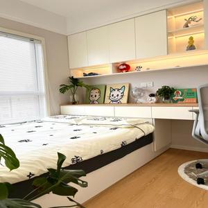 Letto Tatami Moderno con Contenitore Nascosto e Armadio Integrato su Misura per Soggiorni Urbani Compatti - Product Image 2
