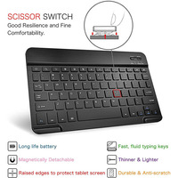 [Étui pour Amazon Fire Hd 8] Housse de clavier pliable pour Amazon Fire Hd 10 8 2020 étui pour tablette avec clavier