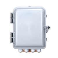 Boîtier de distribution de fibre optique FTTH extérieur étanche 12 cœurs, montage mural, connecteur SC, séparateur de cassette 1:8, terminal – Ventes Flash