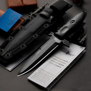 มีดแทคติคอลแบบปรับแต่งได้สำหรับเฮลิคอปเตอร์ ER ใบมีดสแตนเลสคุณภาพสูง ด้ามจับ G10 แบบติดตาย พร้อมปลอกมีดสำหรับใช้งานกลางแจ้งและอุตสาหกรรม - Product Image 4