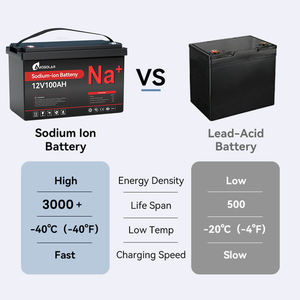 <span class=keywords><strong>Batterie</strong></span> au <span class=keywords><strong>sodium</strong></span>-<span class=keywords><strong>ion</strong></span> 12V 100Ah pour temps froid, <span class=keywords><strong>camping</strong></span>-<span class=keywords><strong>car</strong></span>, véhicule électrique, marine, pêche à la traîne, chariot de golf, <span class=keywords><strong>camping</strong></span>-<span class=keywords><strong>car</strong></span> - Product Image 3