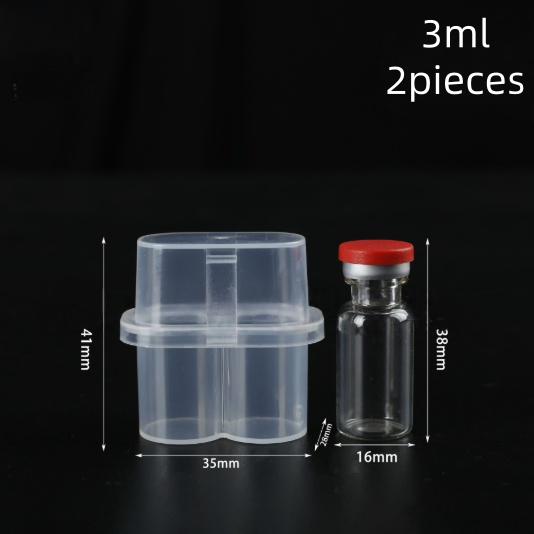 transparent 3ml-2 pièces