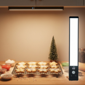 Luz LED Tricolor para Gabinete, Tira LED Recargable por USB con Sensor de Movimiento, Regulable, de Aluminio, para Mesita de <span class=keywords><strong>Noche</strong></span>, Armario, Escritorio, Arte - Product Image 1