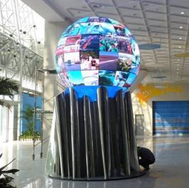 Pantalla LED esférica creativa personalizada para exteriores, impermeable, de 2 metros de diámetro, tipo cubo de Rubik de 6 caras. - Product Image 3