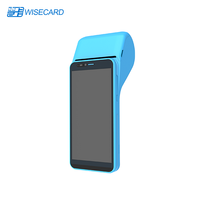 Solution SDK SoftPOS Wiseard T80, smartphones, terminaux de paiement sans contact mobiles 4G NFC, terminaux de paiement Android portables T80 avec lecteur d'empreintes digitales