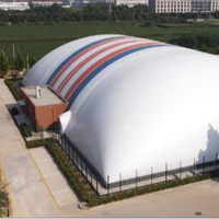 Dôme sportif gonflable flexible, installation facile, durable quatre saisons, imperméable, ignifuge, résistant aux UV, double couche pour le basketball