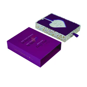 Personalizza scatole di cartone per collana di gioielli dal design unico con logo di lusso