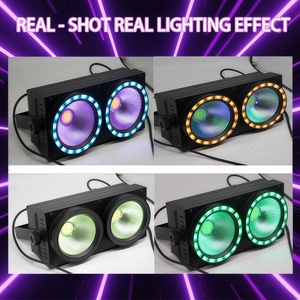 Nhà máy trực tiếp DJ Disco <span class=keywords><strong>2</strong></span> mắt <span class=keywords><strong>RGB</strong></span> 3in1 blinder LED khán giả ánh sáng 250W RGBW combinable sân khấu giải pháp chiếu sáng cho khách sạn - Product Image 2