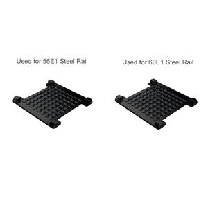 Bahan Rel Kereta Api FC Studded Plastic Rail <span class=keywords><strong>Pad</strong></span> untuk Perakitan Sistem Fastclip FC - Product Image 1