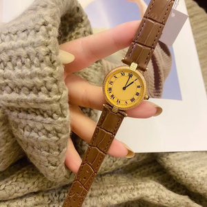 <span class=keywords><strong>Nouvelle</strong></span> <span class=keywords><strong>Montre</strong></span> de Luxe pour Femme 2026, Style Affaires, Cadran en Cristal Saphir, Bracelet en Cuir, Mouvement Mécanique, Haute Qualité, Cartieres - Product Image 1