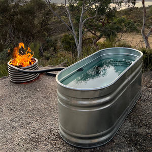 Accessoires de <span class=keywords><strong>chauffage</strong></span> en acier inoxydable au design moderne Hachillspa pour bain à remous extérieur chauffé au <span class=keywords><strong>bois</strong></span> - Product Image 1