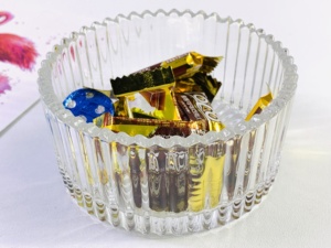 Pot en verre avec couvercle, décoration pour bonbons de mariage, large bouche et Design personnalisé 50 pièces - Product Image 4