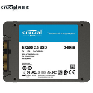 En stock – Vente en gros : <span class=keywords><strong>SSD</strong></span> SATA <span class=keywords><strong>Crucial</strong></span> <span class=keywords><strong>BX500</strong></span> 240 Go, disque dur interne haute vitesse pour ordinateur portable et de bureau – Approvisionnement en gros - Product Image 1