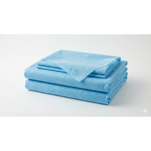 Ensemble de draps-housses jetables non tissés pour hôpital et voyage, style minimaliste uni, fabriqué aux États-Unis, marque OEM - Product Image 2