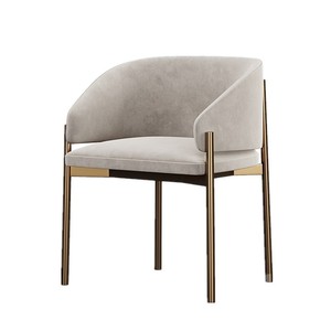 Chaises de salle à manger en acier de luxe italien <span class=keywords><strong>Habitat</strong></span> avec revêtement en cuir - Écologiques et durables pour les restaurants et les hôtels - Product Image 1