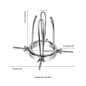 Speculum Keuschheit gürtel Metall Extreme Anal Spreader Anus Vaginal Riesige Butt Plug Sexspielzeug für Frauen Männer Arsch