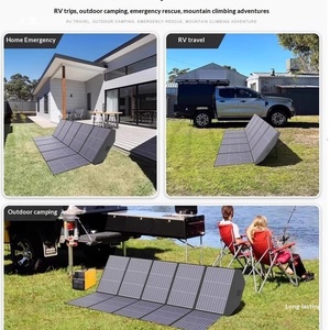 Générateur solaire monocristallin pliable 36V--600W avec charge USB, haute puissance, portable, noir - Product Image 4