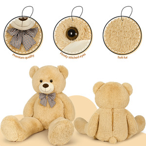 Hochwertige Unisex-Baumwolle 4 Fuß Riesen-Teddybär Lebensgroße große gefüllte Plüschtiere Spielzeug für Baby-Dusche Geburtstags geschenk - Product Image 6