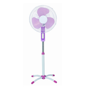 Ventilador de pie de pedestal para <span class=keywords><strong>el</strong></span> hogar <span class=keywords><strong>el</strong></span>éctrico de CA de 16 ''400mm con ajuste de <span class=keywords><strong>aire</strong></span> de diseño encantador al por mayor con base cruzada de 4 pies para <span class=keywords><strong>el</strong></span> hogar - Product Image 1