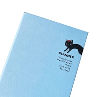 Cuaderno de tapa dura azul claro con encuadernación cosida, bloc de notas de papel, mini planificador de objetivos, 120 hojas, ideal para tareas escolares y regalos. ¡Gran éxito de ventas!