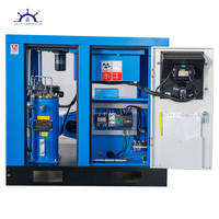 Compresseur d'air industriel de 7,5 kw à 135kw pour la fabrication de ciment 15HP lubrifié avec composant de base de moteur