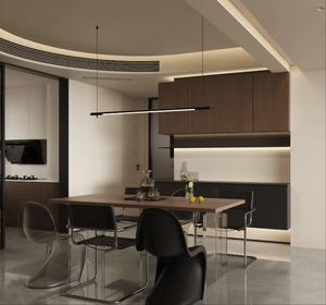 ما بعد الحداثة الحديثة وصديقه للبيئة مقاومة للماء التصميم الداخلي الهندسة المعمارية 3D تقديم خدمة للفيلات البناء العقارات - Product Image 3