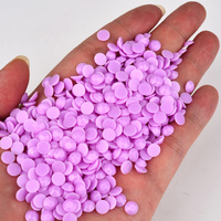 BOBOHOO Offre Spéciale gelée solide Opaque macaron couleurs Non Hot Fix strass résine pierres cristal pour gobelets bricolage à capuche personnalisé