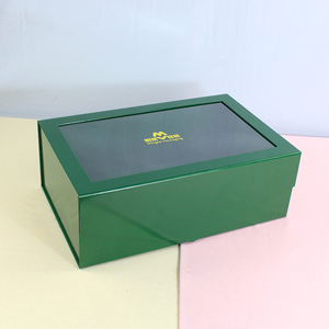 Cajas de Regalo Magnéticas Plegables de Papel Personalizadas de Lujo, Cajas de Empaque para Cosméticos, Pelucas y Sets de Cabello con Ventana Transparente de PVC - Product Image 2