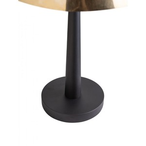 Modern Minimalist Table Lamp Gold Metal Mushroom Design LED <b>Light</b> Source E27 Base Bedroom Living Room <b>Decor</b> - Product Image 2