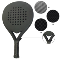 Raquette de padel Control Boost Geometry, surface enduite Traction, garantie Zero Twist, poignée Ergo Contour, conception compétition.