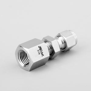 Phụ kiện ống nối thủy lự<span class=keywords><strong>c</strong></span> chất lượng cao, đạt chứng nhận ISO 9001, thương hiệu FD-LOK, kiểu Swagelok, nối thẳng - Product Image 2