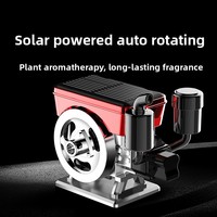 Diffuseur d'arômes solaire pour voiture, décoration rotative en forme de tracteur, pour console centrale, en plastique, rotation automatique, élimination des odeurs, créatif