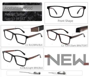 Monture de <span class=keywords><strong>lunettes</strong></span> optiques en bois d'acétate, montures de <span class=keywords><strong>lunettes</strong></span> - Product Image 5