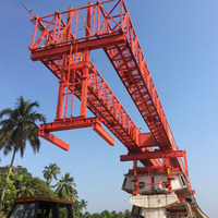 Grue de lancement de poutres segmentées pour ponts métalliques à double treillis Shenghua pour les projets de construction de ponts ferroviaires