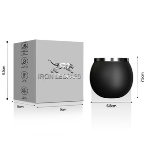 Tasse de <span class=keywords><strong>gourde</strong></span> Yerba Mate-Meilleur ensemble de bombilla traditionnel, doublure intérieure en acier inoxydable 304 sans BPA pour le rituel quotidien - Product Image 2