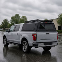 Capot de camionnette en alliage d'aluminium noir, rigide, sur mesure, léger et robuste pour F150 2021+/RAM 1500 2019+ 5.5FT 601L-800L
