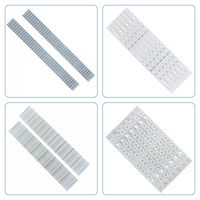 Servicio de Ensamblaje Llave en Mano de PCB de Aluminio con LED SMD 3030 2835, Certificado ISO9001 para Fuente de Retroiluminación Interior