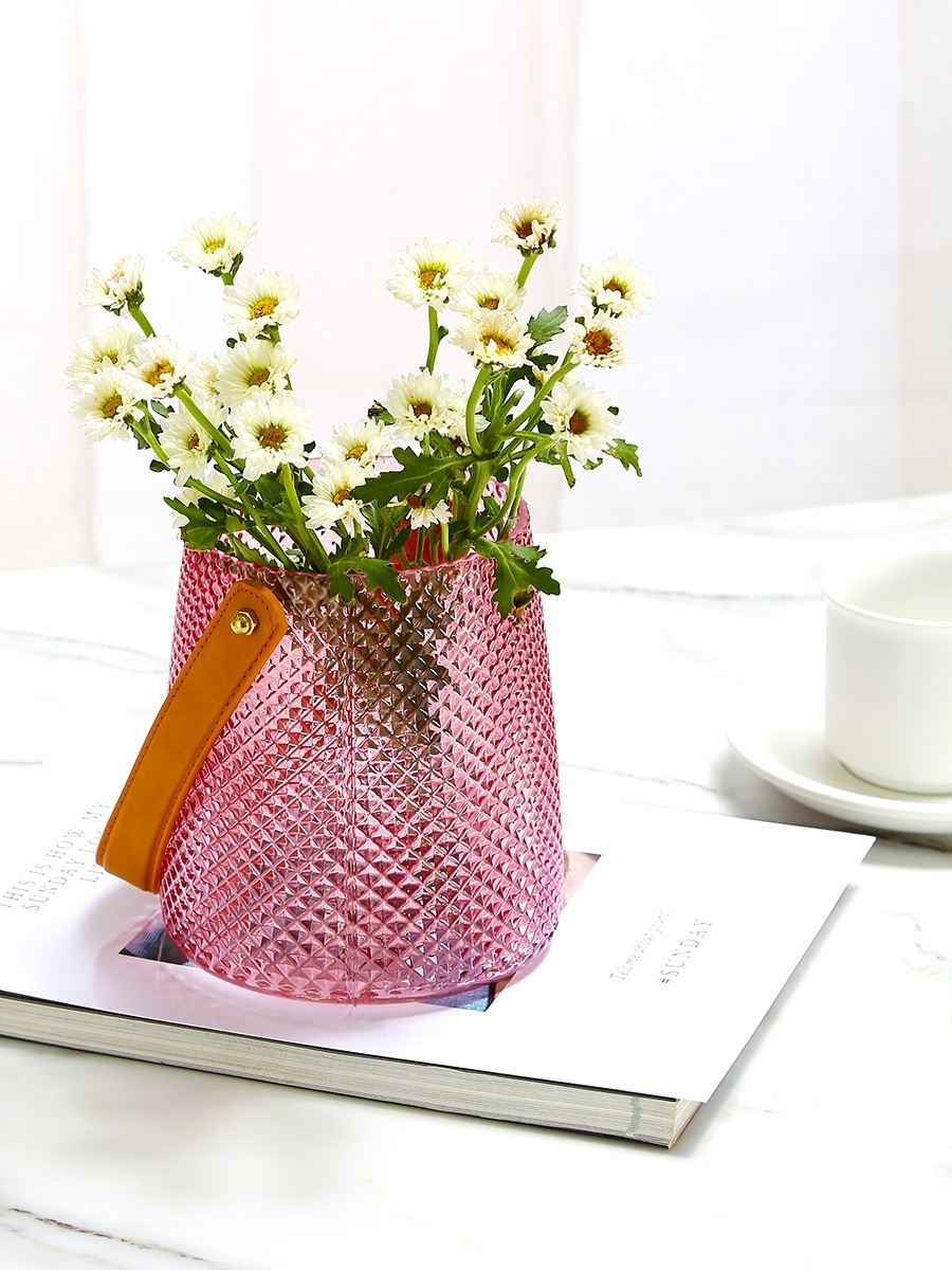 Factory Produced Wholesale Glass Flower Vase for Home Decor